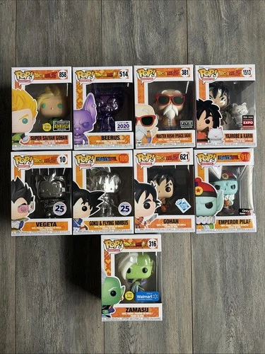 Funko Pop! Vinyl: Dragon Ball Z Lot Of 9
