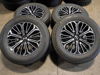 Nissan Titan PRO-4X Armada 20'' OEM wheels rims tires black 2023 2024 2025 2026