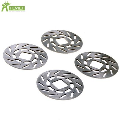 FLMLF 4 Wheel Disc Brake Silver for 1/5 FG ROFUN RV Big Truck Parts Rc Car Parts