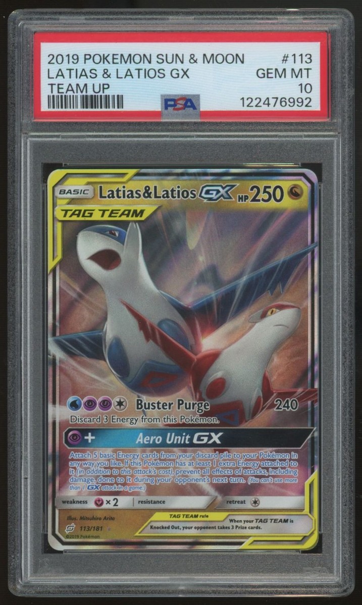 2019 Pokemon Latias & Latios GX Team Up #113 PSA 10 | eBay