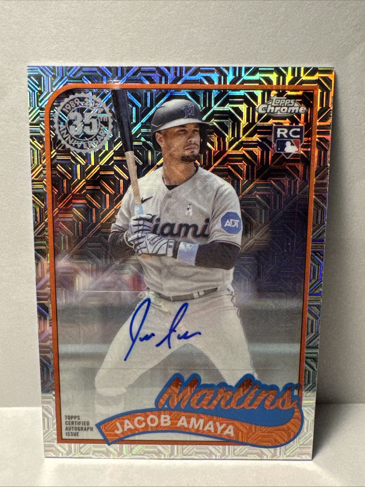 2024 Topps Series 2 - 1989 Silver Pack Mojo Auto Jacob Amaya #2T89C-99