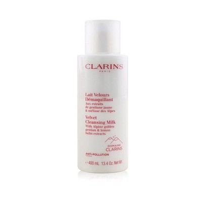 Clarins Velvet Cleansing Milk with Alpine Golden Gentian & Lemon Balm Extract...