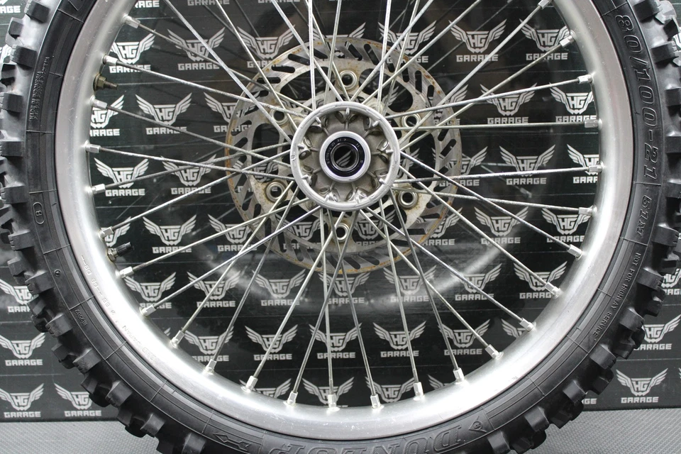 Kawasaki KX125 1999 2000 OEM llanta delantera buje neumático rotor 41090-1128 ¡Bueno! Foto 4 de 4