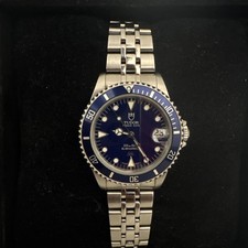 Rare TUDOR Prince Date Submariner (Blue) 75190B & full set box/papers