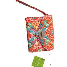 Vera Bradley Paisley in Paradise Your Turn Smartphone Wristlet Wallet NWT