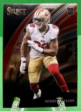 2025 Panini Select - Club Level Mykel Williams #217 (RC) San Francisco 49ers