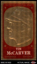 1965 Topps Embossed #7  Tim McCarver  Cardinals 7 - NM