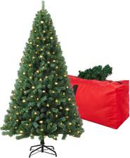 4Ft Green Prelit Artificial Christmas Tree,Arbol De Navidad Small Xmas Tree