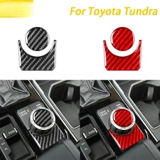 For Toyota Tundra Sequoia 2022-2024 ABS Carbon Fiber Center Door trim Stickers