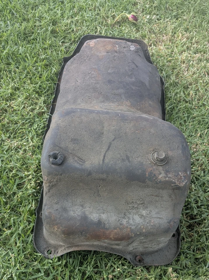 Panela de óleo Pontiac Firebird 400 fabricante de equipamento original-1968 1969 1970 - Imagem 3 de 4