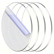 Round Acrylic Disc 6 Inch, Circle Acrylic Disk 10Pcs 1/8" Clear Cast Plexiglas