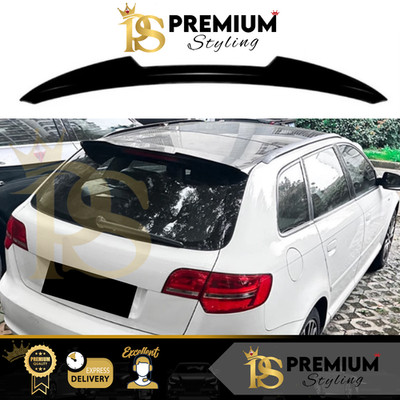 Audi A3 8P 5-Türer S-Line Glanz Schwarz RS3 Style Heck Dach Spoiler 2003-2012