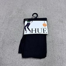 Hue Essential Denim Leggings Black Women  s Size Small New