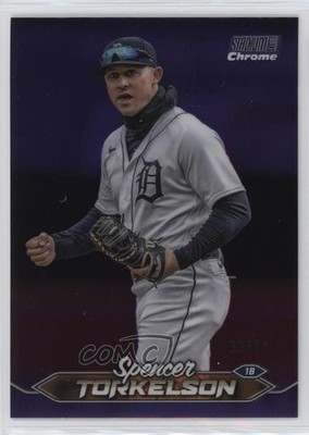2024 Topps Stadium Club Chrome Purple Refractor 33/75 Spencer Torkelson 1hn7