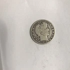 1912 Barber Half Dollar Silver 50C Circulated US Coin Uncertified