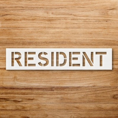 Resident Pro Parking Lot Stencil for Painting - StencilAir