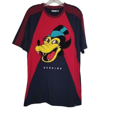 BIG BAD WOLF GENUINE 3D EMBROIDERED PATCH COLOR BLOCK T Shirt Medium New