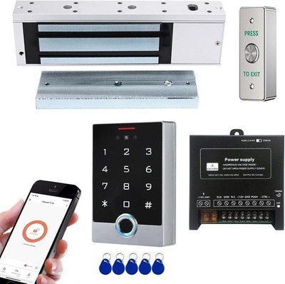 Smart Fingerprint Access Control System 1200lbs Magnetic