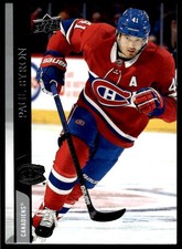 2020-21 Upper Deck Paul Byron Montreal Canadiens #348