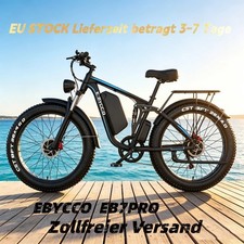 26'' Elektrofahrrad e-Bike 52V 23Ah 4,0 Fetter Reifen 7-Gänge DE EBYCCO …