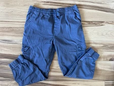 Solid Blue Jogger Cargo Pants Wonder Nation