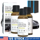 3x 30ml Crystal Coating for Car, Plastic Parts Refresher, Great Gloss Protection