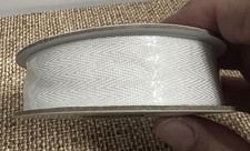 Stampin' UP - NEW - White Herringbone Ribbon - 10 yds