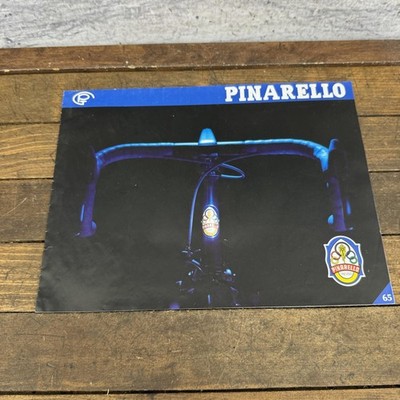 Vintage Pinarello Bicycles Catalog Brochure Road MTB Cross Bikes Frames Blue
