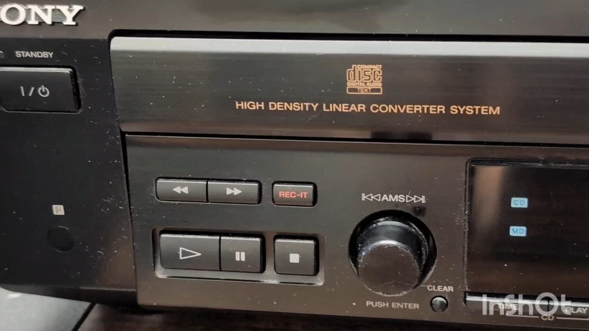 Sony MXD-D3 CD Player & Minidisc Recorder Player , No Remote, MD