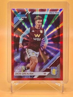 2019-20 Panini Chronicles Donruss Soccer Jack Grealish Aston Villa 65/99