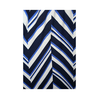 MCM Blue & White Chevron Stripe Stretch Maxi Dress Sz S | eBay