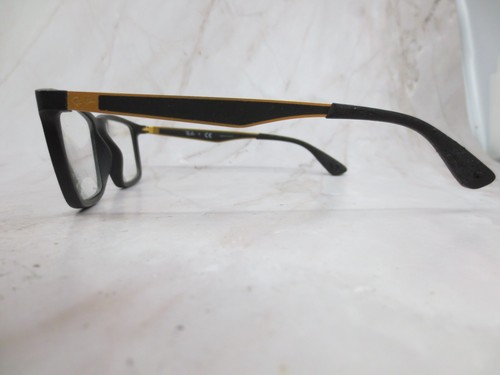 Ray-Ban Optics Eyeglasses Frame RB7056-5644 Unisex Black Full Rim 55-17-145 - Picture 3 of 7