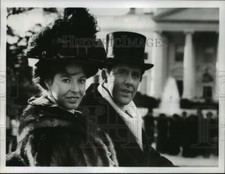 1978 Press Photo Jane Alexander and Edward Herrmann in Eleanor and Franklin.