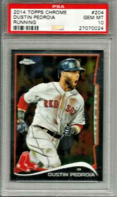 2014 Topps Chrome Dustin Pedroia PSA 10 | eBay