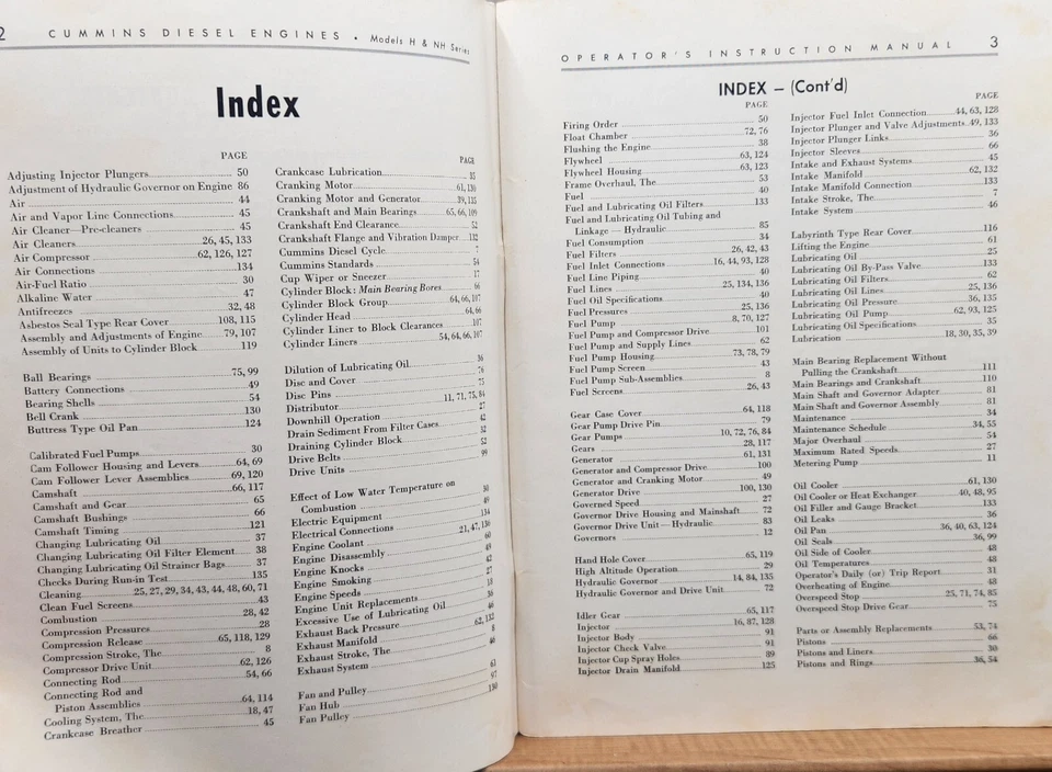 Lote manual diesel vintage (4) modelos H & NH Series Cummins Fairbanks Morse 45 49 - Imagem 4 de 4