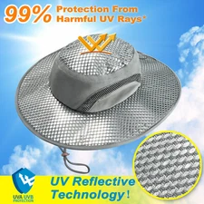 Men's Sun Hat Wide Brim Cooling Hat UV Protection Hat Fishing Hat Summer Outdoor