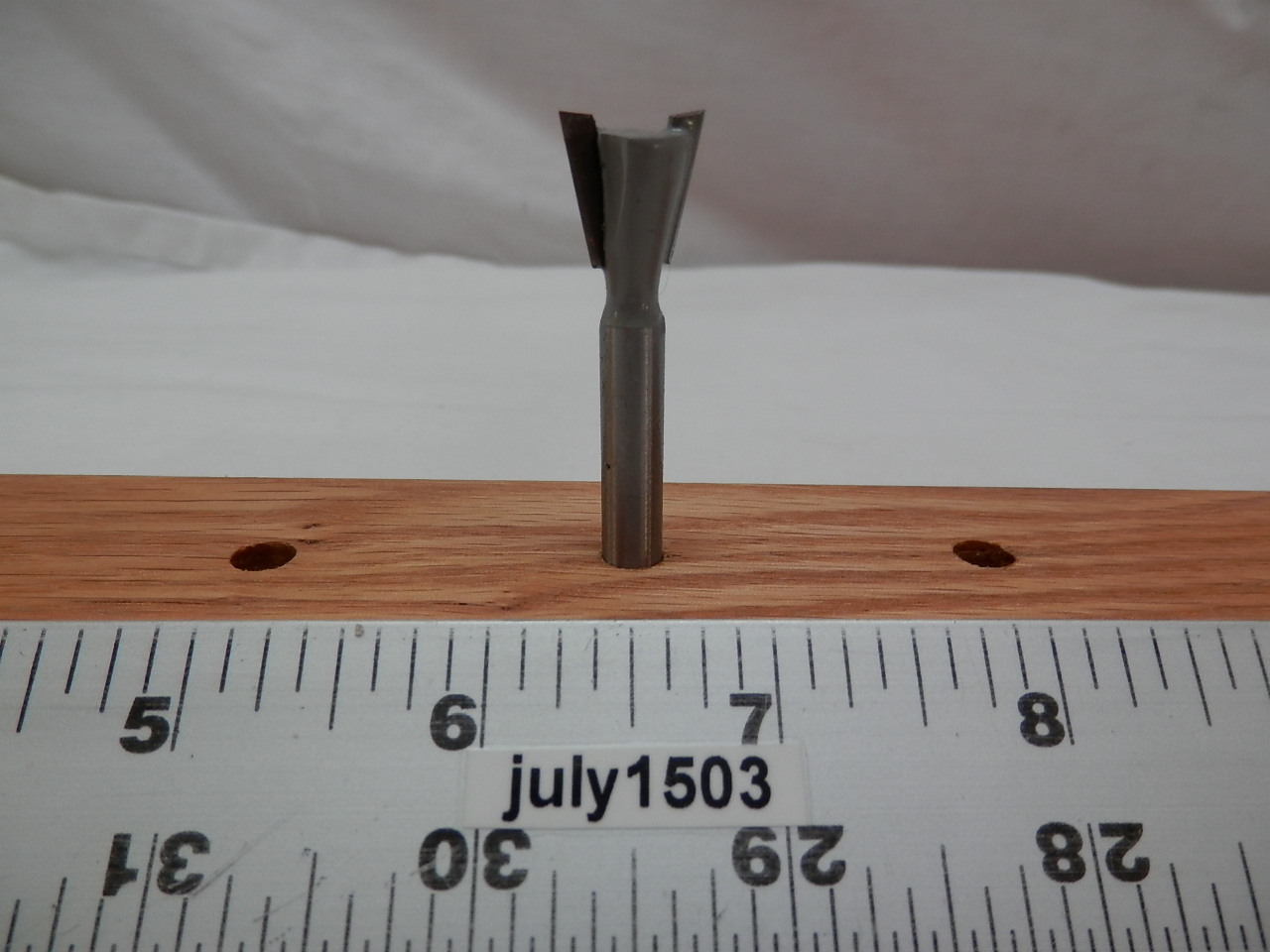 (1) NEW 14° 1/2" D Dovetail Bit Carbide Tipped Router Bit 1/4" Shank qw