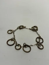 Bracelet for Layering or Adding Charms Simple Twisted Design 