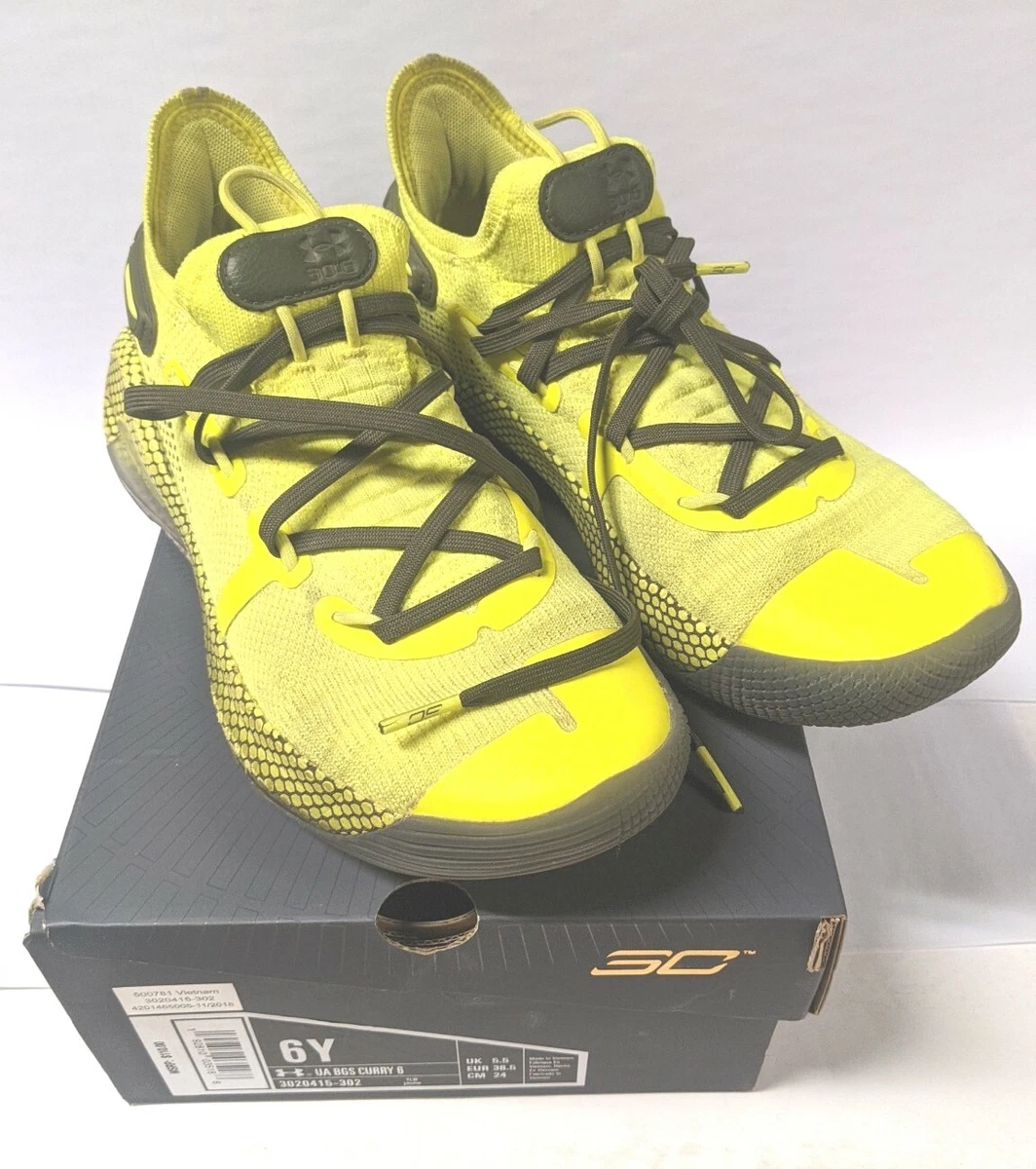 Klokje Verleiden schrobben Steph Curry 6 Under Armour Size 6Y Yellow &#034;Coy Fish&#034; Basketball  Shoes | eBay