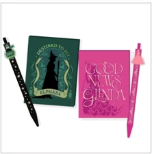 Wicked 2024 Movie 4-Tier Folding Memo Pad + Ballpoint Pen Set Korea Edition New