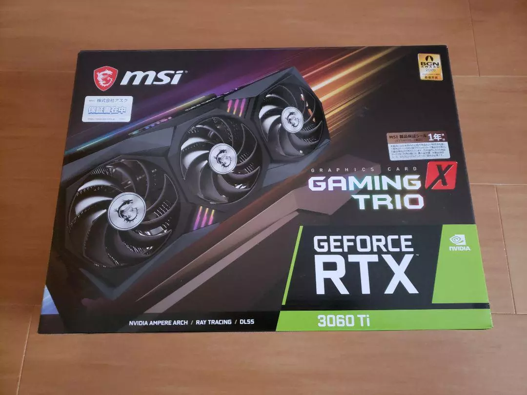 MSI GeForce RTX 3060 Ti GAMING X TRIO RTX3060Ti/8GB(GDDR6)/PCI-E