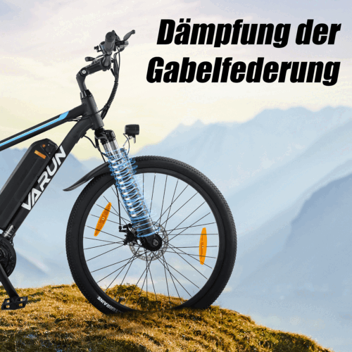 E Bike 26 Zoll E-Fahrrad 48V 25KMH Damen Elektrofahrrad 21 Gang Bis 80KM MTB - Bild 5 von 7