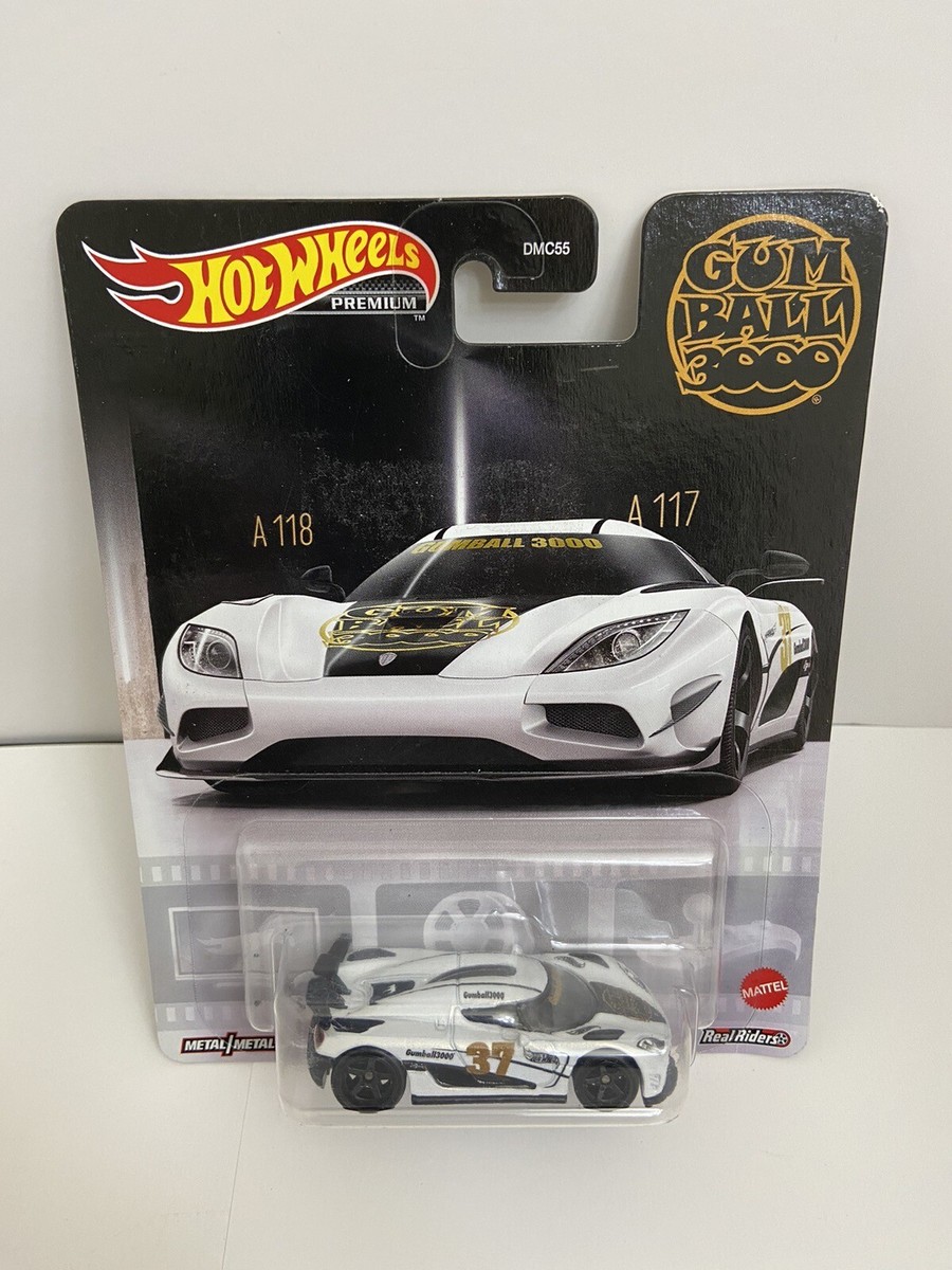Hot Wheels Premium Koenigsegg Agera R White Gumball 3000