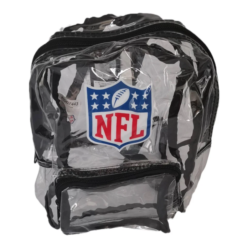 NFL Rucksack transparent Football Stadionrucksack Kindergarten German Games NEU - Bild 2 von 4
