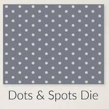 Dots  Spots Stampin Up Die EUC 159164 TEXTURE BACKGROUND