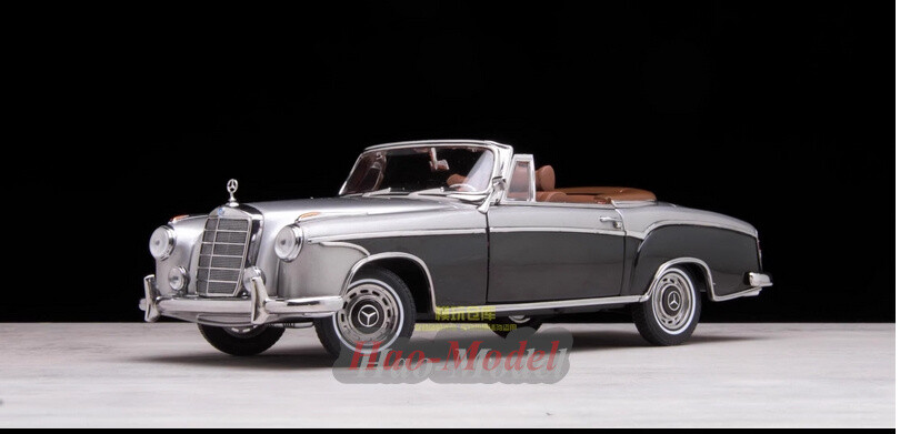 Sunstar 1:18 Benz 220 SE 1960 Alloy Diecast Car Models Display