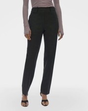  375 Helmut Lang Women's Black Elastic Waist Tapered Pants Size 6