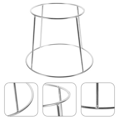  2 stücke Edelstahl Meeresfrüchte Display Racks Lebensmittel Dish Rack Halter