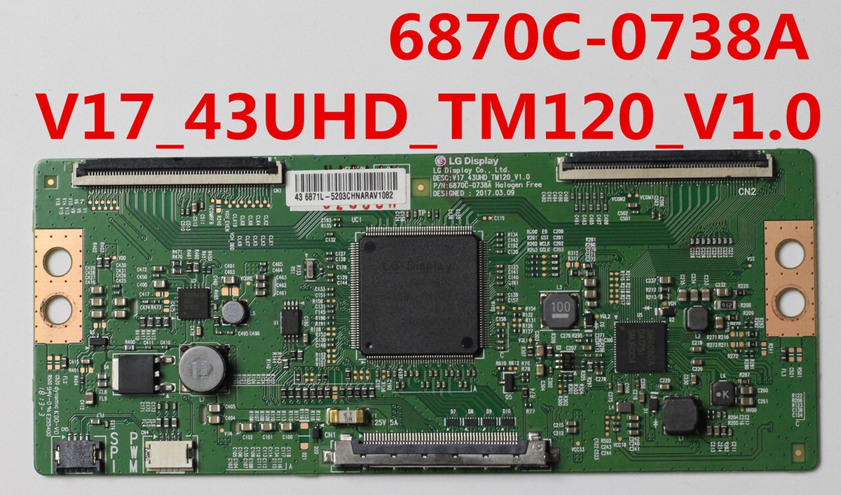 Original Sony T-con Board 6870C-0738A For TV 43'' | eBay Original Sony T-con Board 6870C-0738A For TV 43'' | eBay