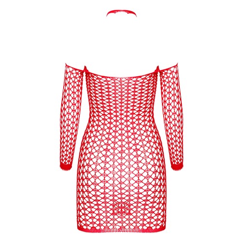 Womens Hollow Out Mini Dress See-through Bodycon Dresses Fishnet Sheer Nightwear - Picture 28 of 61
